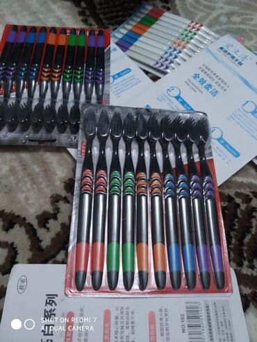 Зубные щётки, пачка в упаковке 10шт. Продается только пачками