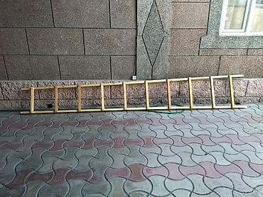 лестница бу: Лестница приставная, деревянная,4 метровая и 3 метровая тоже в — 1