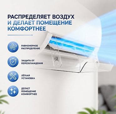 elden: Защитный экран‑дефлектор для кондиционера Elden Создаёт комфортный — 2