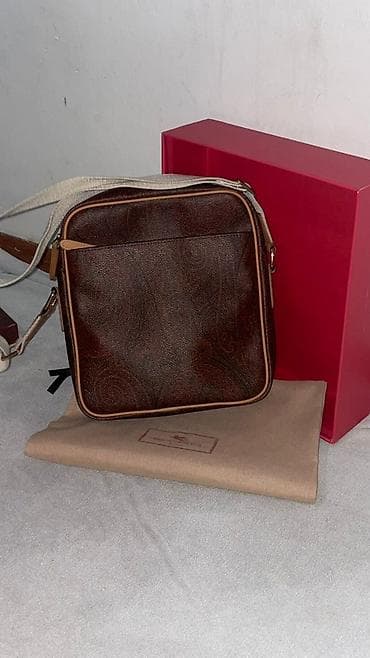 Сумки: Классическая сумка, Италия, Материал: Комбинированный материал, Застежка на молнии, Унисекс, Б/у — 1