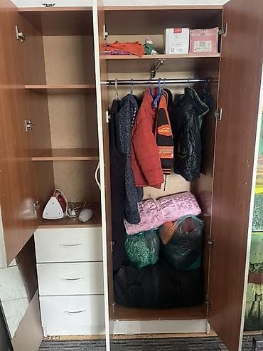Шифоньер, шкаф для одежды, Прямой, ЛДСП