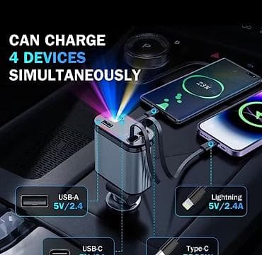 зарядки: Зарядное устройство с проекцией «звёздного неба» и быстрой зарядкой 66 — 3