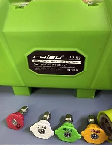 апарат высокого давление: Мойка высокого давления, Новый, CHISU, Электрическая, Платная доставка — 1