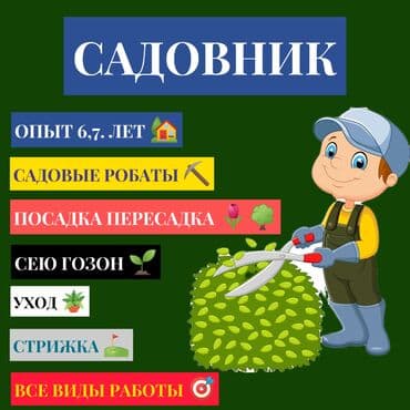 садовник охранник: Садовник Садовник Садовник! Опыт работы практический 6-7лет в МП — 1