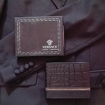 armani code: Новый кожаный кошелек, фирмы VERSACE. Материал: 100% натуральная кожа — 1
