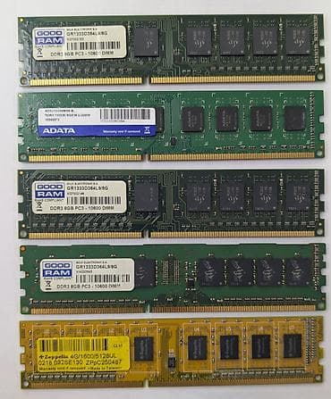 оперативная память qumo: Оперативная память (RAM) для ПК, Б/у, 8 ГБ, DDR3 — 1