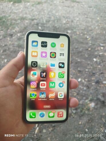 стикеры на телефон: IPhone Xr, Колдонулган, 64 ГБ, Сары — 5