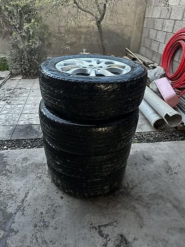 Колеса в сборе 225 / 60 / R 18, Лето, Б/у, Комплект, Легковые, Литые, отверстий - 5