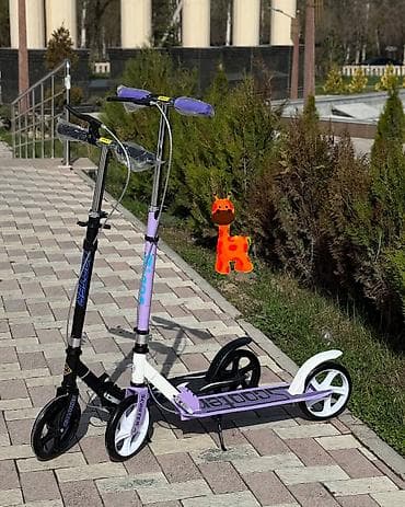 детские самокаты с родительской ручкой: 🛴 Самокат ручным тормозом Продаю качественный двухколёсный самокат — — 5