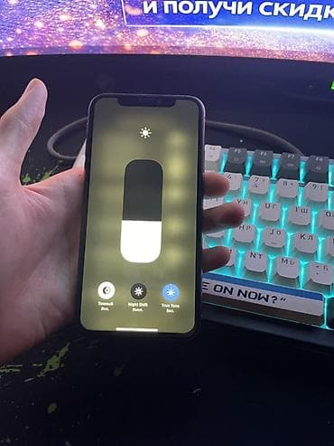 Мобильные телефоны: IPhone Xs, Б/у, 64 ГБ, Золотой, Зарядное устройство, Защитное стекло, Чехол, 92 % — 7