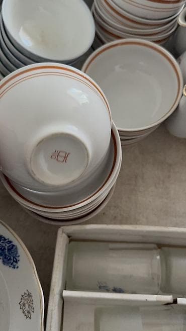 banda panda: Набор столовой посуды из фарфора Состав и дизайн: - Глубокие — 2