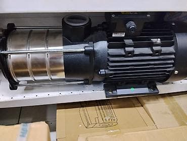 Многоступенчатый горизонтальный центробежный насос с электродвигателем