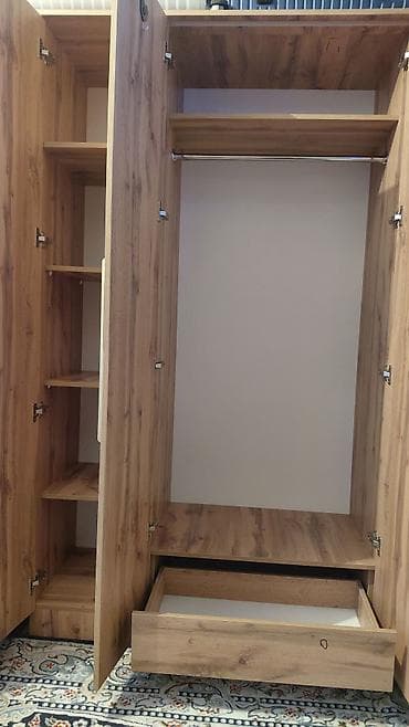 Шифоньер, шкаф для одежды, Прямой, ЛДСП