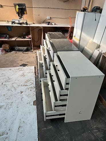 Комоды для одежды: Комод для одежды, Новый, Без зеркала, ЛДСП, цвет - Бежевый, Самовывоз, Платная доставка — 2