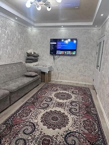 ош квартиру аренда: 2 комнаты, Агентство недвижимости, Без подселения, С мебелью полностью — 4