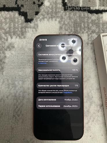 IPhone 17 Pro, Колдонулган, 256 ГБ, 100 % — 1