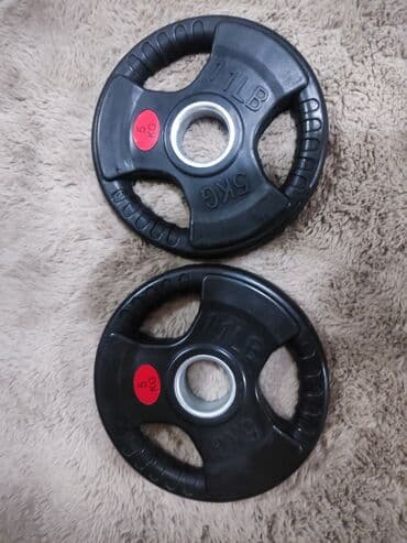 набор фишек для покера: Блины для штанги 2шт по 5кг — 1