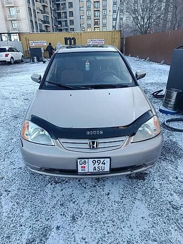 mazda 929: Honda Civic: 2002 г., 1.6 л, Автомат, Бензин, Седан — 6