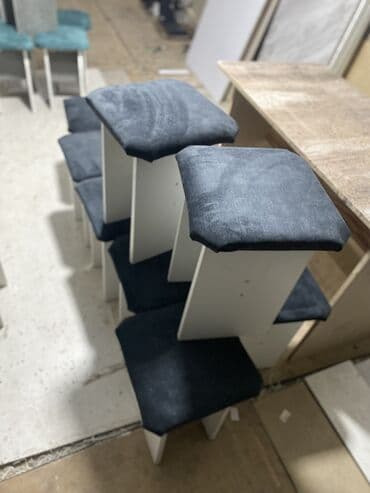 советский кухонный стол: Табуретка, Новый, ЛДСП, Не раскладной — 3