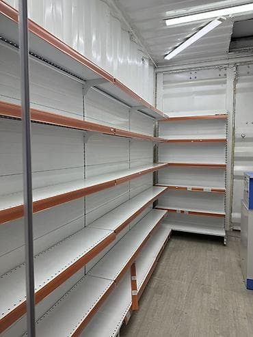 Торговое оборудование: Торговые стеллажи металлические пристенные и угловые отличное — 3