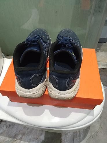 Ботинки: Мужские кроссовки, 42, New Balance, Б/у, цвет - Синий, Самовывоз — 5