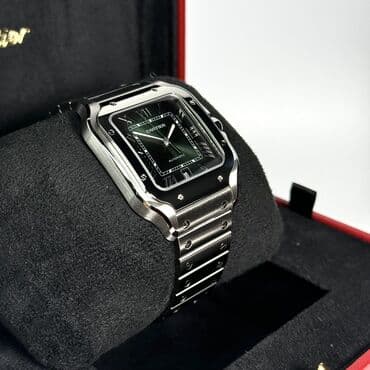 Чемоданы: Cartier Santos. • Часы 1:1 клон наивысшего качества. • Клон — 3