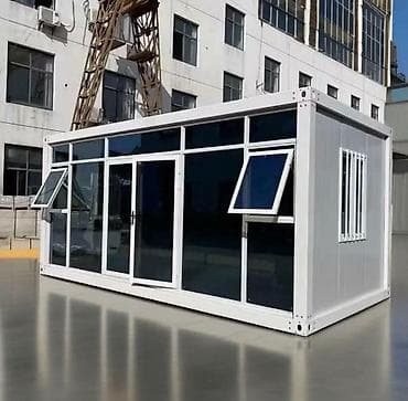 Модульный контейнерный дом/офис на стальном каркасе - Прочный сварной