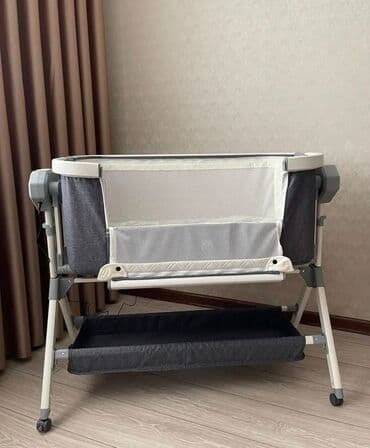 детскую кроватку кроватка к: Детская приставная кроватка, С колесиками — 4