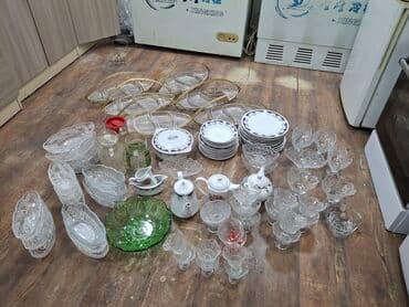 кухоные гарнитуры бу: Айнек идиштер колдонулган — 4