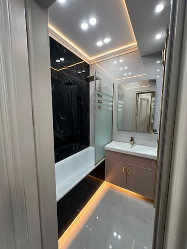 seven development: 3 комнаты, 80 м², Асанбай мкр Элитка, 10 этаж, Евроремонт — 2