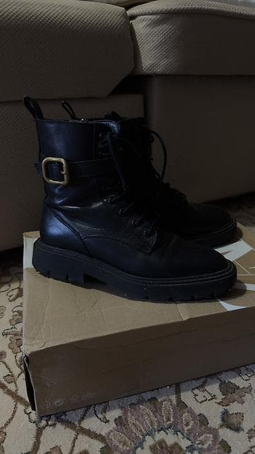 Аксессуарлар: Батинкелер, 38, Zara, Колдонулган, түсү - Кара — 1