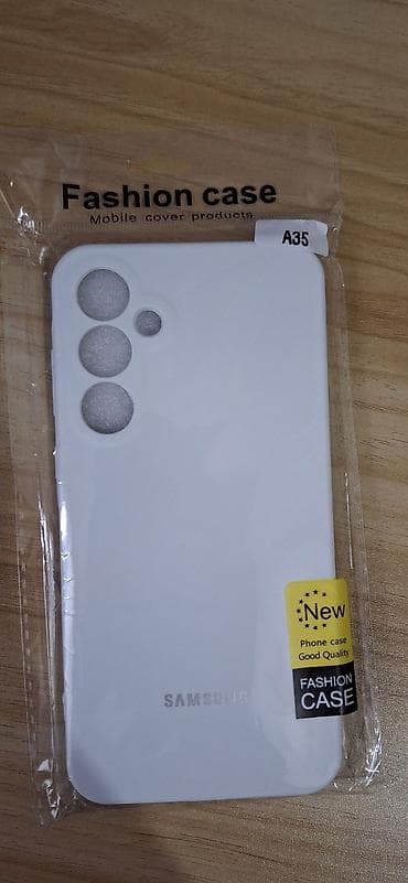 samsung note: Новый чехол на Самсунг А35. Покрытие софт тач. Цвет белый — 1
