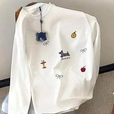 Лонгслив, цвет - Белый, XS, S, M at lalafo.kg Лонгслив, цвет - Белый, XS, S, M