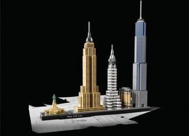 орбизный пистолет цена: Lego Architecture 21028 New York 🌃598 деталей 🟦, рекомендованный — 2