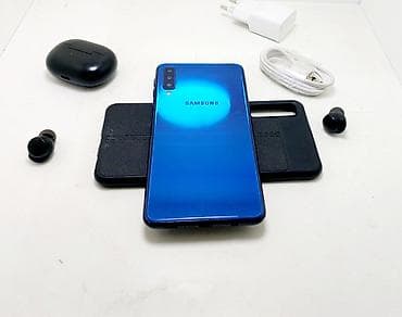 tecno spark 30c: Samsung Galaxy A7 2018, Б/у, 64 ГБ, цвет - Синий, 1 SIM, 2 SIM — 7