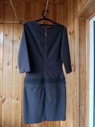 коктейльное платье большого размера: Вечернее платье, Коктейльное, Короткая модель, Вискоза, С рукавами, XS — 2