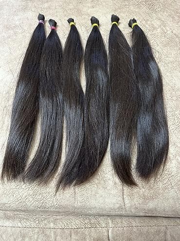 Продаю детские волосы, некрашенные, срез ровный. 35 см