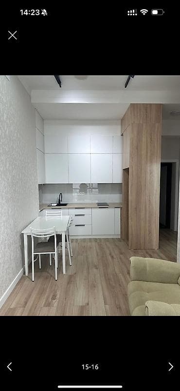 1 комната, 42 м², Ак-Кеме (старый аэропорт) Элитка, 14 этаж, Дизайнерский ремонт — 9