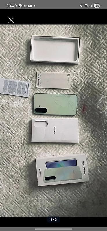 ipad 9: Samsung Galaxy A36 5G, Б/у, 256 ГБ, цвет - Зеленый, 2 SIM — 2
