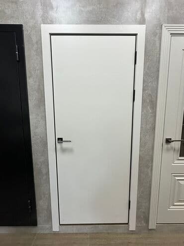 двери мешкомнатный: Межкомнатная дверь со стеклом, Сосна, цвет - Серый, 200 * x 80 см, Новый — 5