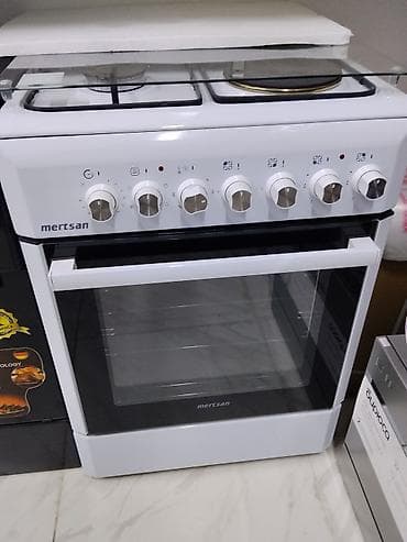 Компрессорлор: Газовая плита Mertsan с электрической духовкой и комбинированной — 1