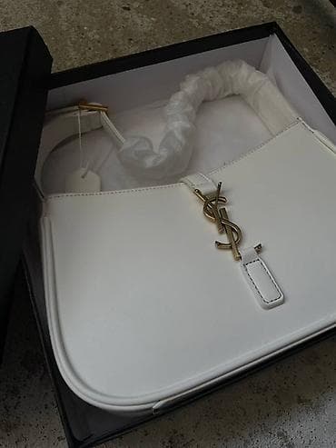 Классическая сумка, Yves Saint Laurent (YSL), Материал: Экокожа, Жёсткая конструкция, Женские