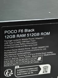 поко х3 nfc: Poco F6, Колдонулган, 512 ГБ, түсү - Кара, 2 SIM — 5