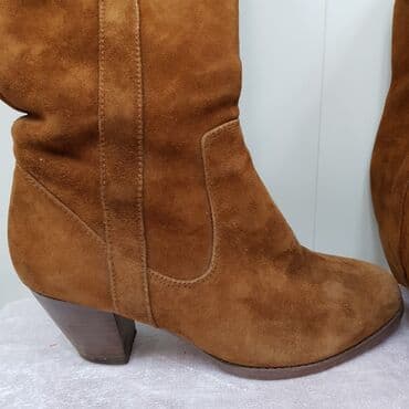 обувь для охоты: Продаю ботфорты из натуральной замшиевромех38р,в отличном — 5