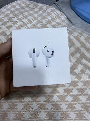 магнитор: Беспроводные вкладыши наушники, Apple, AirPods 4, Б/у — 1