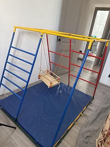 Игровые комплексы: Домашний детский спортивно-игровой комплекс - Металлический каркас с — 2