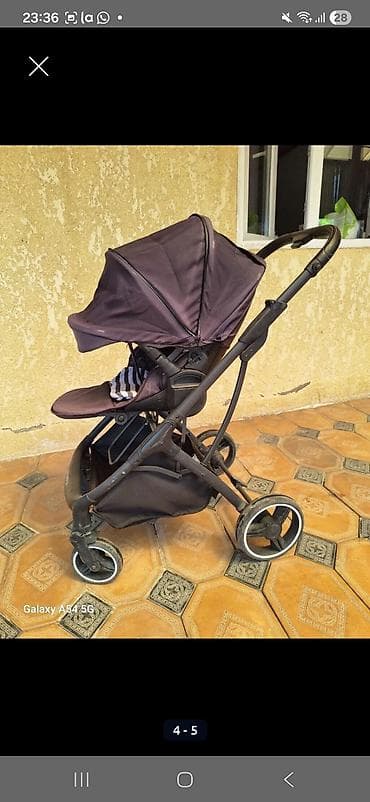 Балдар электр унаалары: Балдар арабасы, түсү - Кызгылт көк — 2