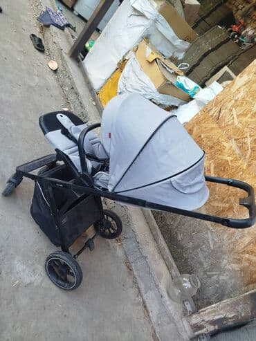 зимний чехол на коляску: Коляска, Б/у — 1