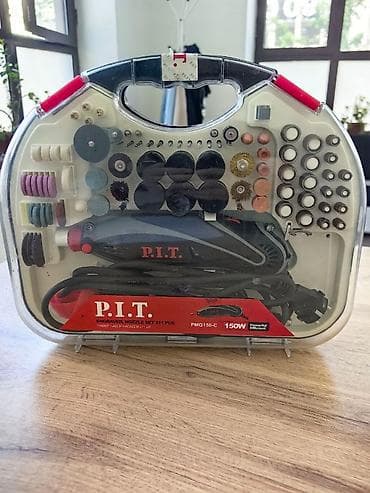 гравер инструмент: Продаю мощный гравер P.I.T. PMG150-C 150W — 211 насадок! Отличный — 1