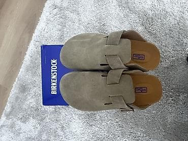 чемодан размер средний: Сабо, 37, Birkenstock, Новый, цвет - Серый — 4
